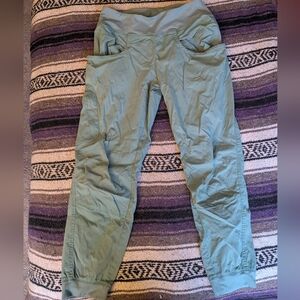 Prana Kanab Jogger Light Blue Pants, size Large